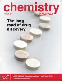 Chemistry in Australia March 2014 issue cover